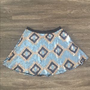 Sequins Cute mini  Skirt S